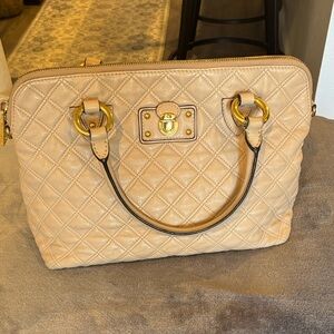 Quilted Tan Marc Jacobs Handbag